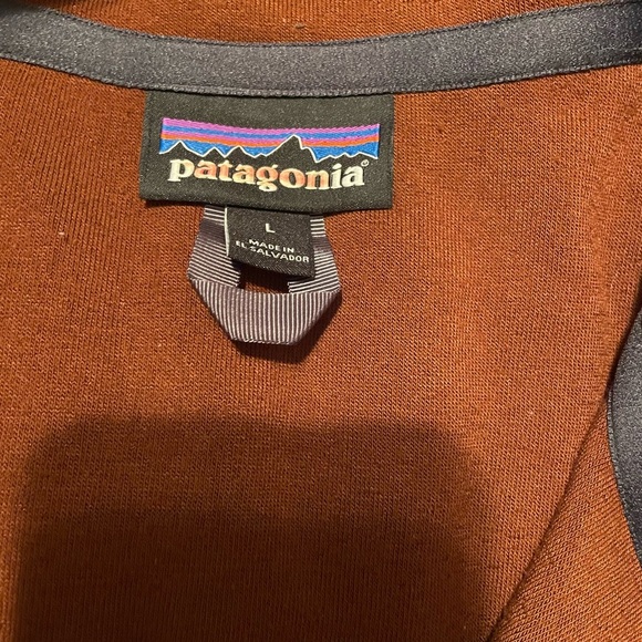 Patagonia Men's Full Zip Shearling Jacket Fox Red Size Men's L EUC - Picture 4 of 6